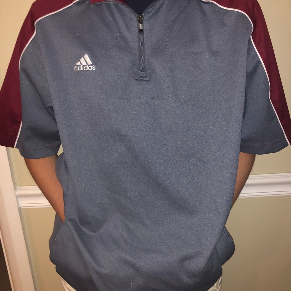 Adidas 1/4 Zip Polyester Pullover - Picture 5 of 5